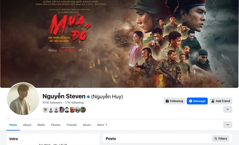 Kết nối với Steven Nguyễn trên mạng xã hội